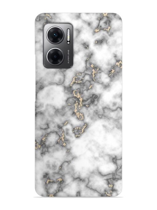 Gray And Gold Marble Snap Case for Xiaomi Redmi 11 Prime (5G)