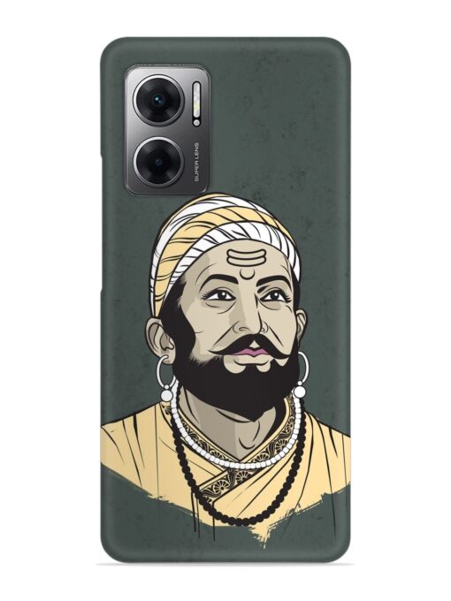 Shivaji Maharaj Vector Art Snap Case for Xiaomi Redmi 11 Prime (5G)