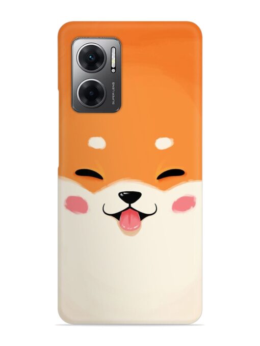 Cute Dog Face Vector Snap Case for Xiaomi Redmi 11 Prime (5G) Zapvi