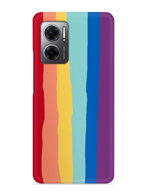 Rainbow Genuine Liquid Snap Case for Xiaomi Redmi 11 Prime (5G)