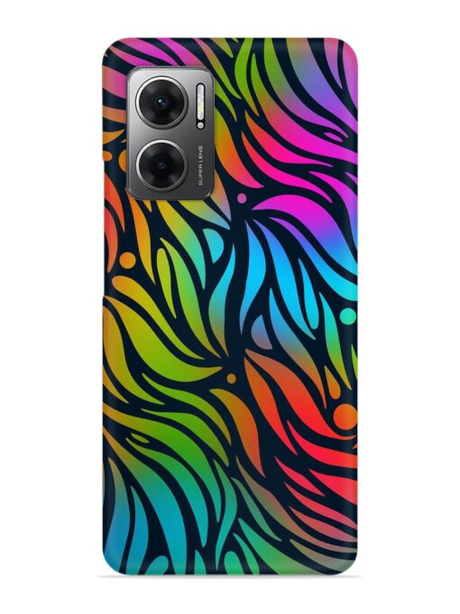 Abstract Leaf Design Snap Case for Xiaomi Redmi 11 Prime (5G) Zapvi