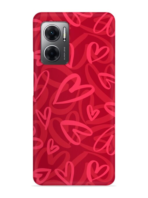 Seamless Romantic Pattern Snap Case for Xiaomi Redmi 11 Prime (5G) Zapvi