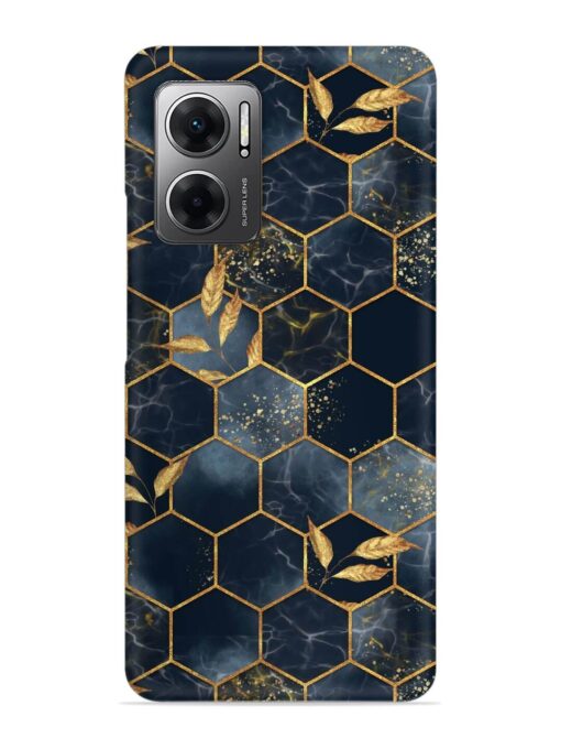 Marble Hexagon Seamless Snap Case for Xiaomi Redmi 11 Prime (5G)