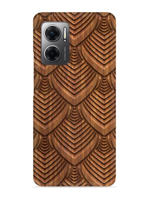 Carved Pattern On Snap Case for Xiaomi Redmi 11 Prime (5G) Zapvi