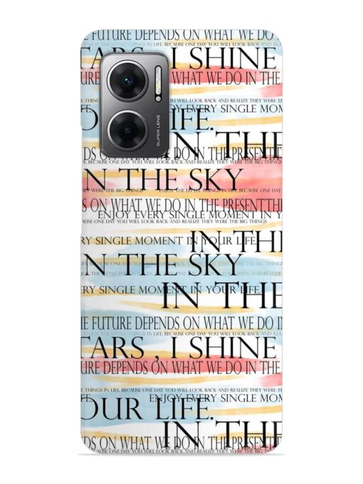 Seamless Slogans Pattern Snap Case for Xiaomi Redmi 11 Prime (5G) Zapvi