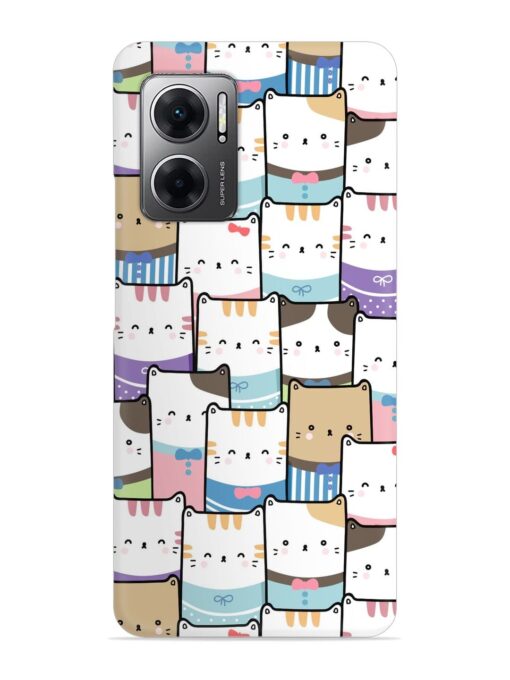 Cute Adorable Cat Snap Case for Xiaomi Redmi 11 Prime (5G)