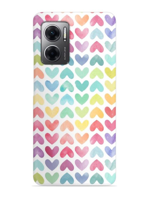 Seamless Colorful Watercolor Snap Case for Xiaomi Redmi 11 Prime (5G)