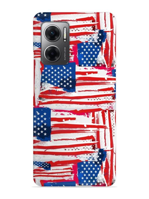 Usa Flag Seamless Snap Case for Xiaomi Redmi 11 Prime (5G) Zapvi