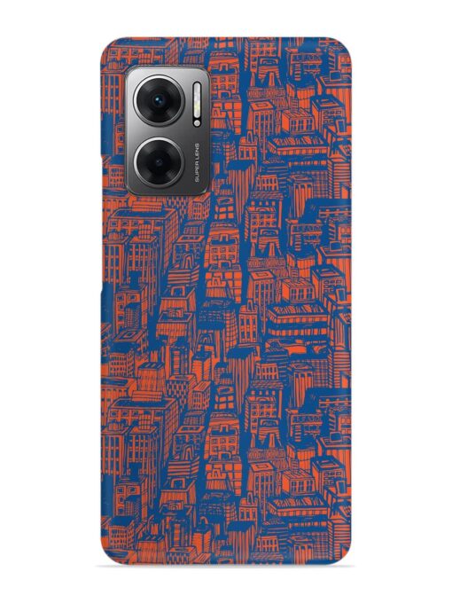 Hand Drawn Seamless Snap Case for Xiaomi Redmi 11 Prime (5G) Zapvi