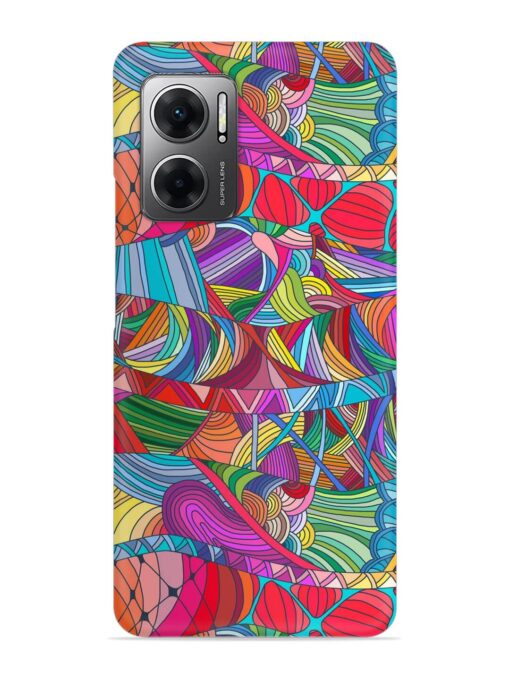 Seamless Patterns Hand Drawn Snap Case for Xiaomi Redmi 11 Prime (5G) Zapvi