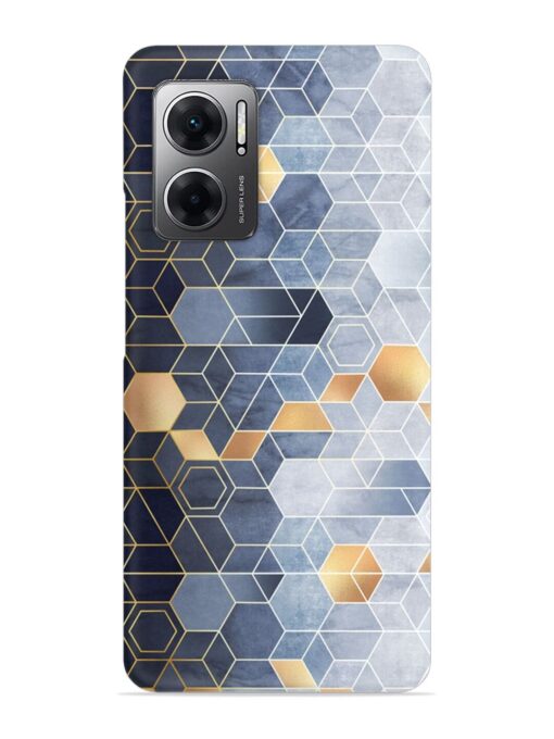 Geometric Abstraction Hexagons Snap Case for Xiaomi Redmi 11 Prime (5G) Zapvi