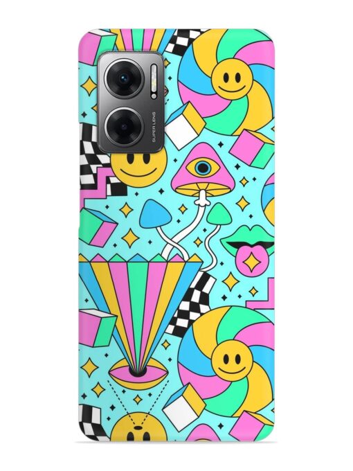 Trippy Rainbow 60S Snap Case for Xiaomi Redmi 11 Prime (5G)