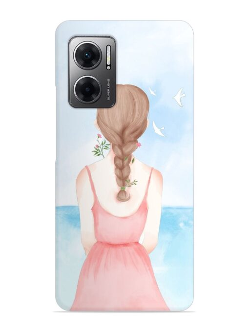 Watercolor Girl Vector Snap Case for Xiaomi Redmi 11 Prime (5G) Zapvi