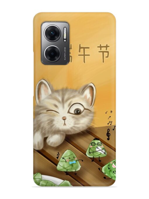 Cat Scorpion Dancing Snap Case for Xiaomi Redmi 11 Prime (5G)