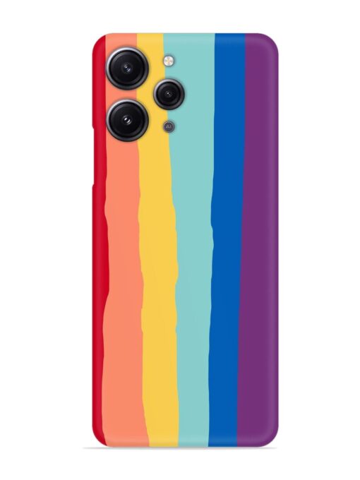 Rainbow Genuine Liquid Snap Case for Xiaomi Redmi 12 (4G) Zapvi