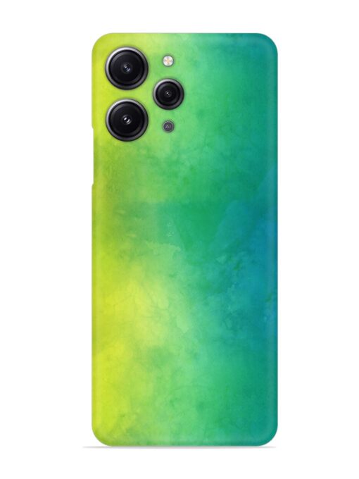 Yellow Green Gradient Snap Case for Xiaomi Redmi 12 (4G) Zapvi