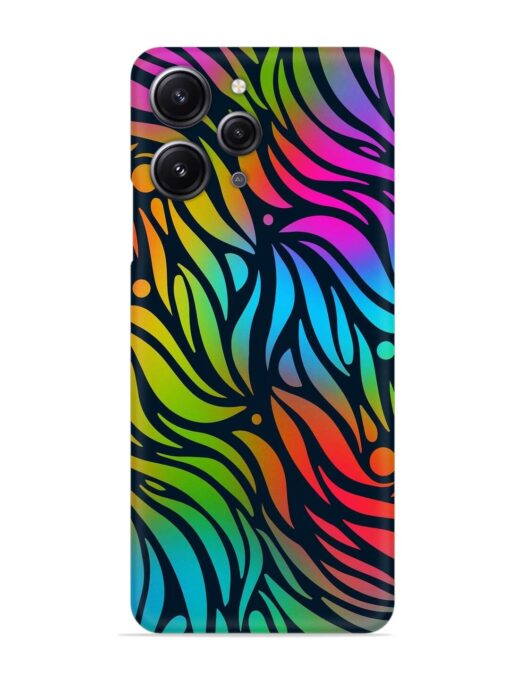 Abstract Leaf Design Snap Case for Xiaomi Redmi 12 (4G) Zapvi