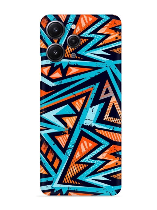 Abstract Seamless Grunge Snap Case for Xiaomi Redmi 12 (4G) Zapvi