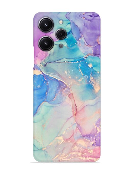 Alcohol Ink Colors Snap Case for Xiaomi Redmi 12 (4G) Zapvi