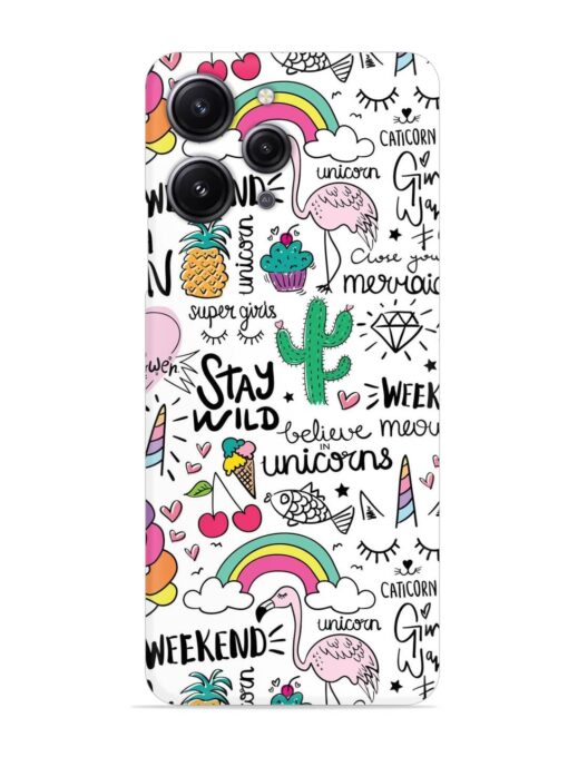 Unicorn Ice Cream Snap Case for Xiaomi Redmi 12 (4G) Zapvi