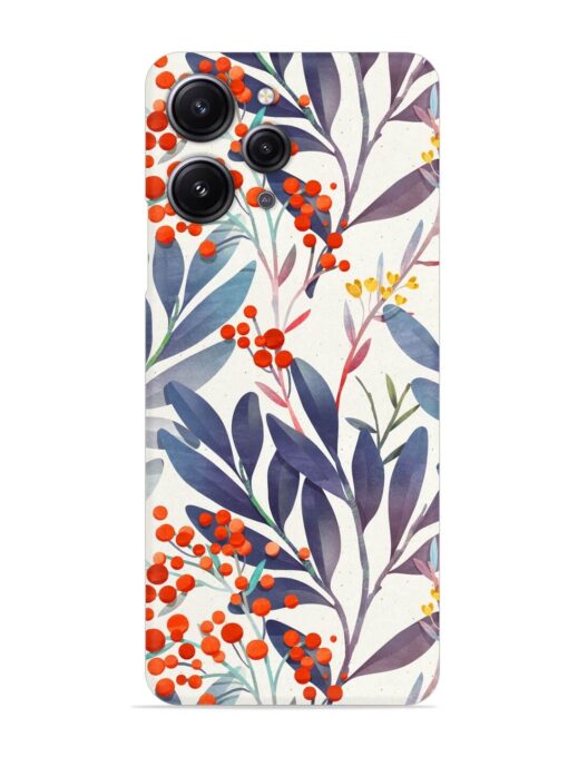 Seamless Floral Pattern Snap Case for Xiaomi Redmi 12 (4G) Zapvi