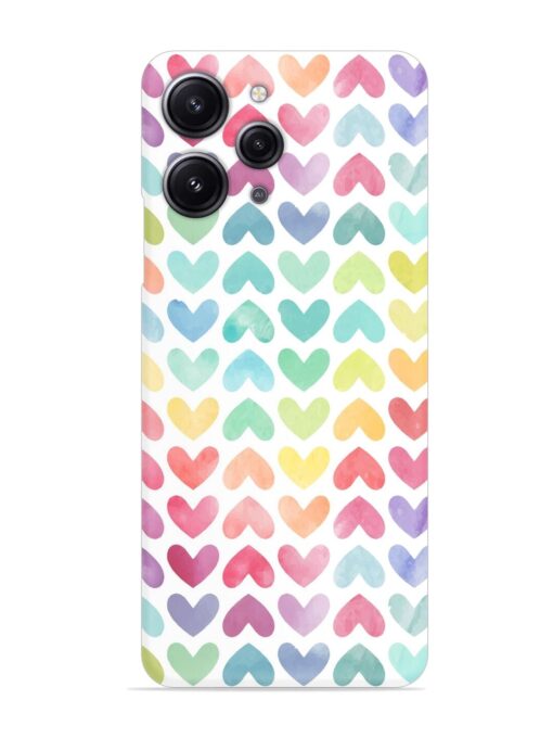 Seamless Colorful Watercolor Snap Case for Xiaomi Redmi 12 (4G)