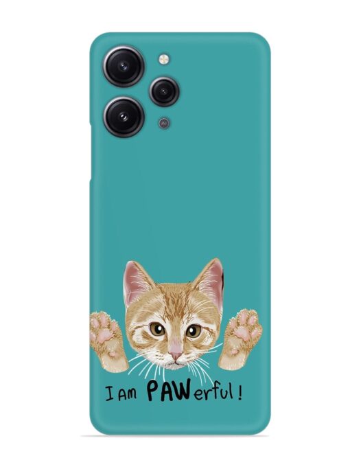 Typography Slogan Cat Snap Case for Xiaomi Redmi 12 (4G) Zapvi