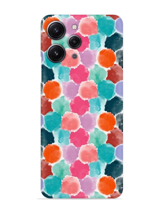 Colorful Seamless Pattern Snap Case for Xiaomi Redmi 12 (4G) Zapvi