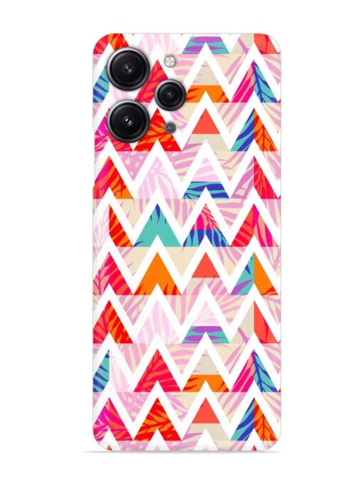 Abstract Triangle Background Snap Case for Xiaomi Redmi 12 (4G) Zapvi