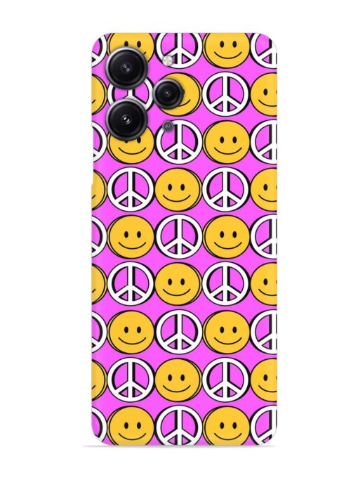 Smiley Face Peace Snap Case for Xiaomi Redmi 12 (4G) Zapvi