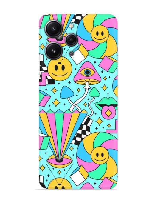 Trippy Rainbow 60S Snap Case for Xiaomi Redmi 12 (4G) Zapvi