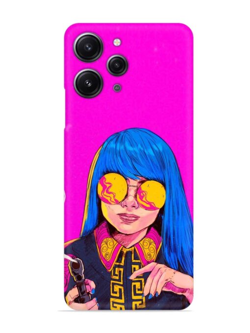 Aesthetic Anime Girl Snap Case for Xiaomi Redmi 12 (4G) Zapvi