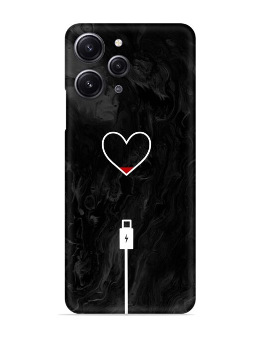 Heart Charging Vector Snap Case for Xiaomi Redmi 12 (4G) Zapvi