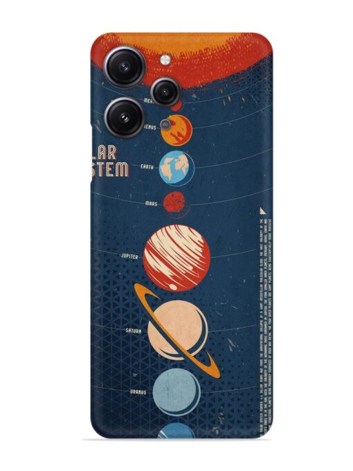 Solar System Vector Snap Case for Xiaomi Redmi 12 (4G) Zapvi