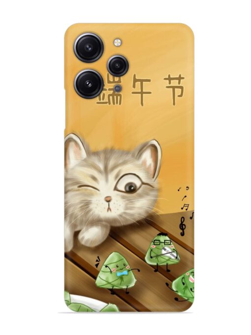 Cat Scorpion Dancing Snap Case for Xiaomi Redmi 12 (4G) Zapvi