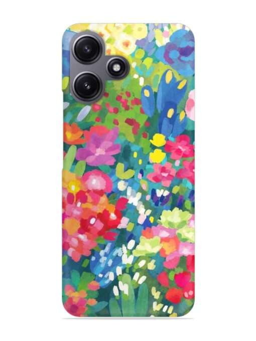 Watercolor Flower Art Snap Case for Xiaomi Redmi 12 (5G)