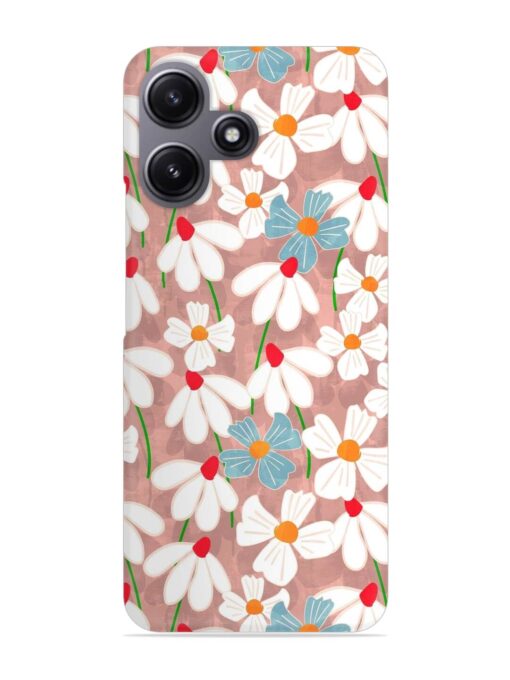 Abstract Petal Flowers Snap Case for Xiaomi Redmi 12 (5G)