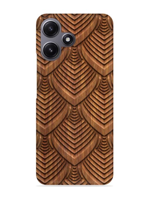 Carved Pattern On Snap Case for Xiaomi Redmi 12 (5G)