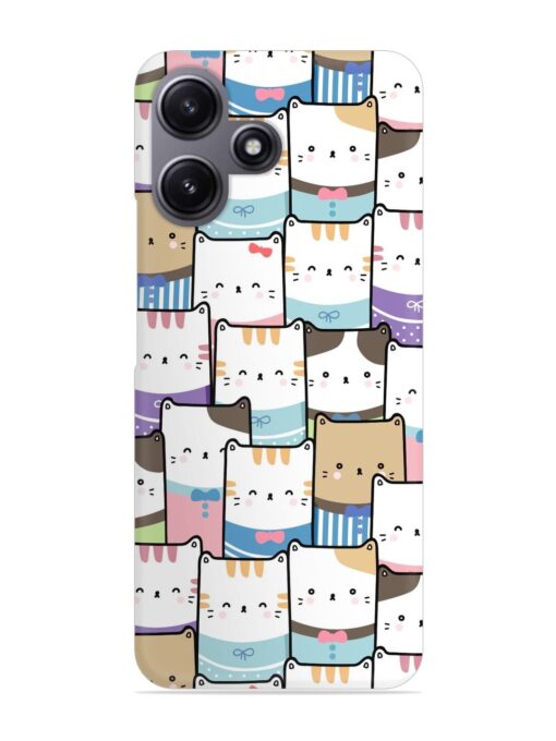 Cute Adorable Cat Snap Case for Xiaomi Redmi 12 (5G)