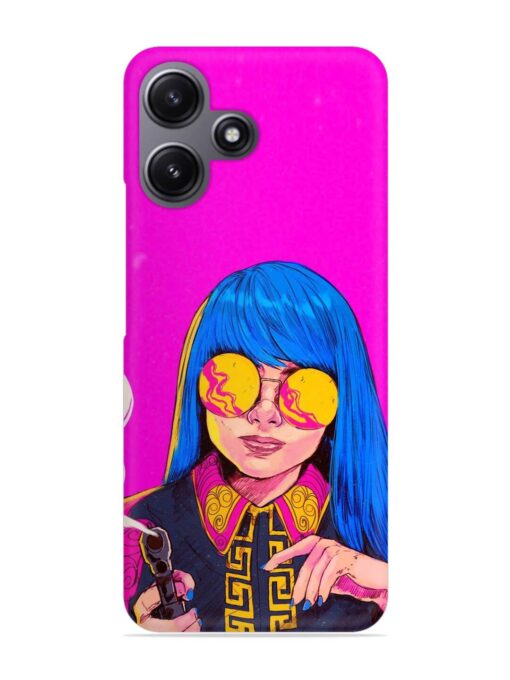 Aesthetic Anime Girl Snap Case for Xiaomi Redmi 12 (5G)