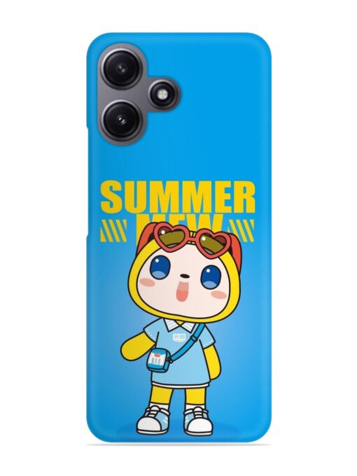 Summer Mew Cartoon Snap Case for Xiaomi Redmi 12 (5G)