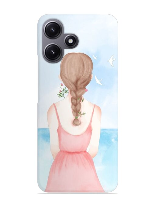 Watercolor Girl Vector Snap Case for Xiaomi Redmi 12 (5G)