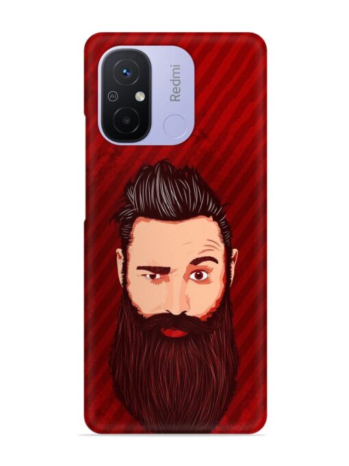 Beardo Man Snap Case for Xiaomi Redmi 12C Zapvi