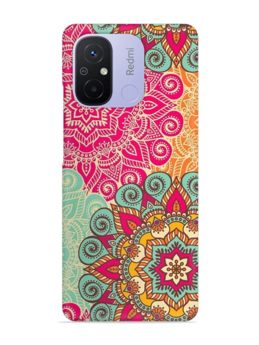 Mandala Seamless Snap Case for Xiaomi Redmi 12C Zapvi