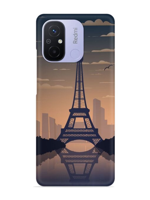 France Paris Eiffel Tower Gradient Snap Case for Xiaomi Redmi 12C Zapvi