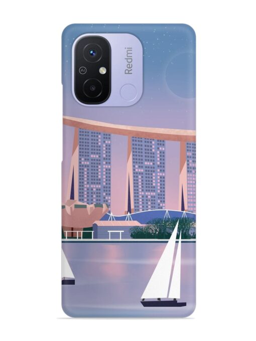 Singapore Scenery Architecture Snap Case for Xiaomi Redmi 12C Zapvi