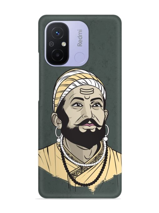 Shivaji Maharaj Vector Art Snap Case for Xiaomi Redmi 12C