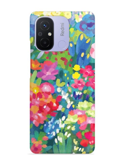 Watercolor Flower Art Snap Case for Xiaomi Redmi 12C Zapvi