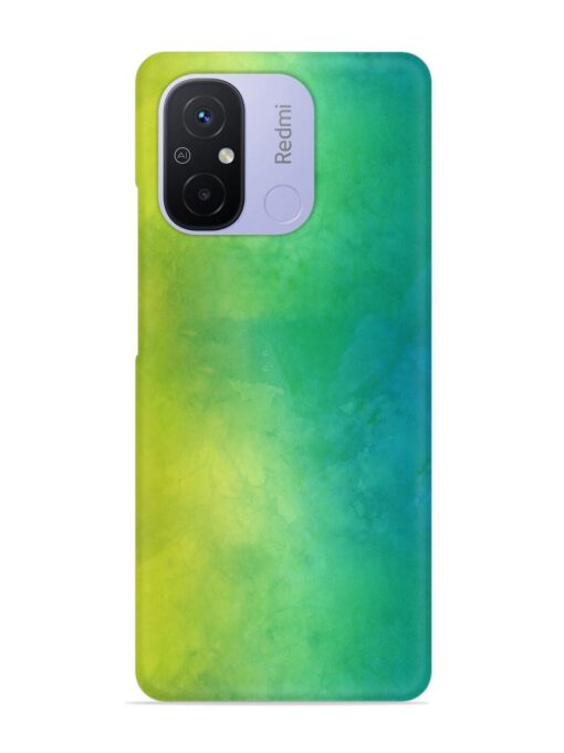 Yellow Green Gradient Snap Case for Xiaomi Redmi 12C Zapvi