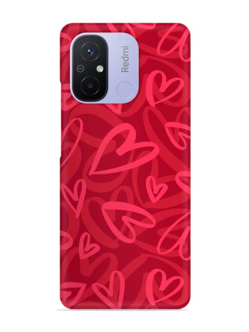 Seamless Romantic Pattern Snap Case for Xiaomi Redmi 12C Zapvi